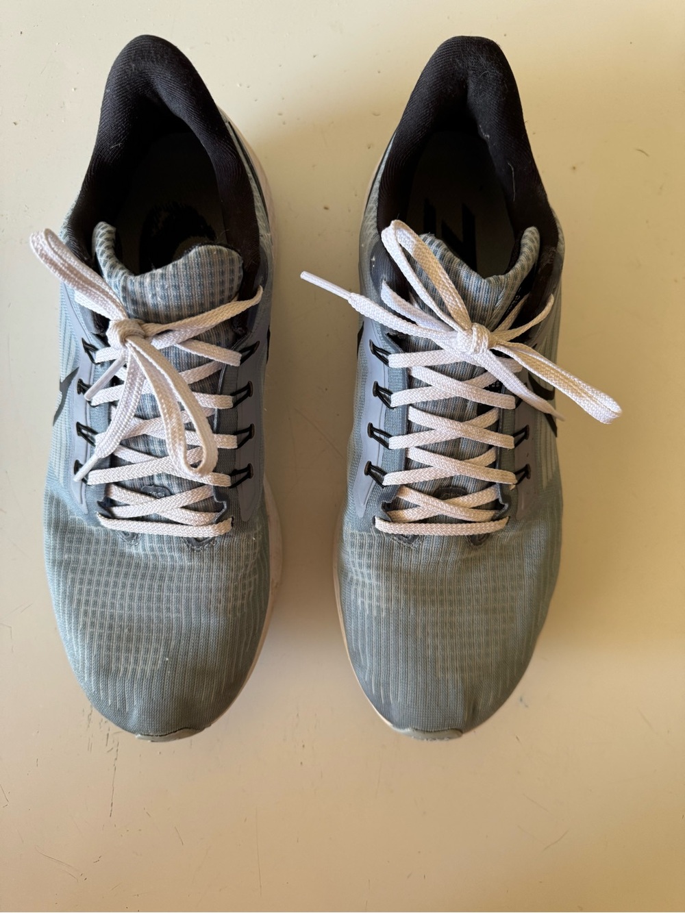 Nike Men's Athletic Shoes - Light Blue and Black
